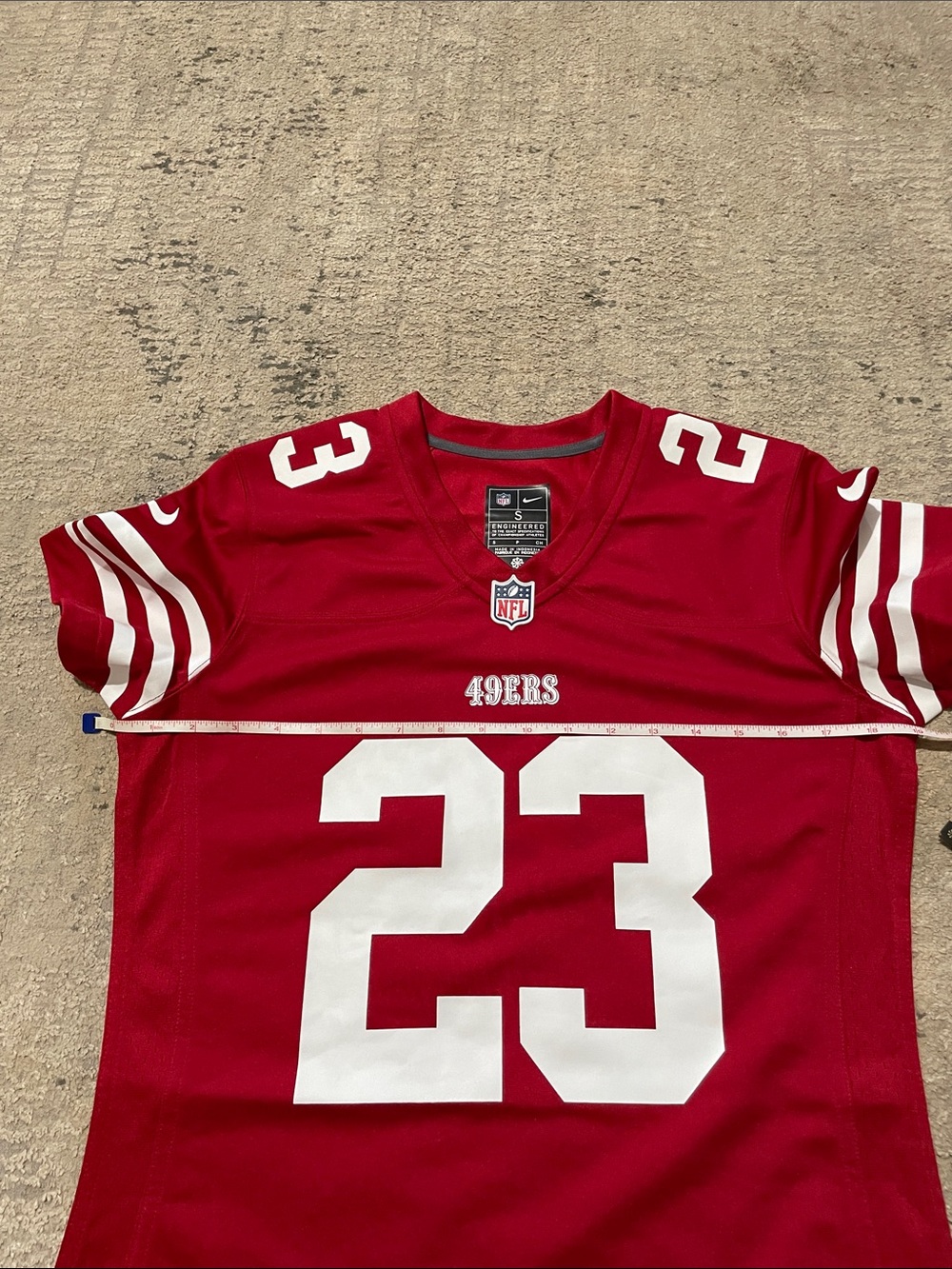 WOW! NWTs Authentic Nike Women’s San Francisco 49ers #23 Red Football Jersey - Picture 11 of 12
